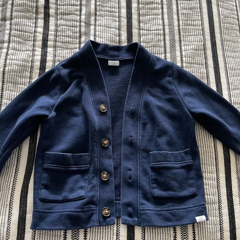 Baby Gap toddler navy button down sweater size 2